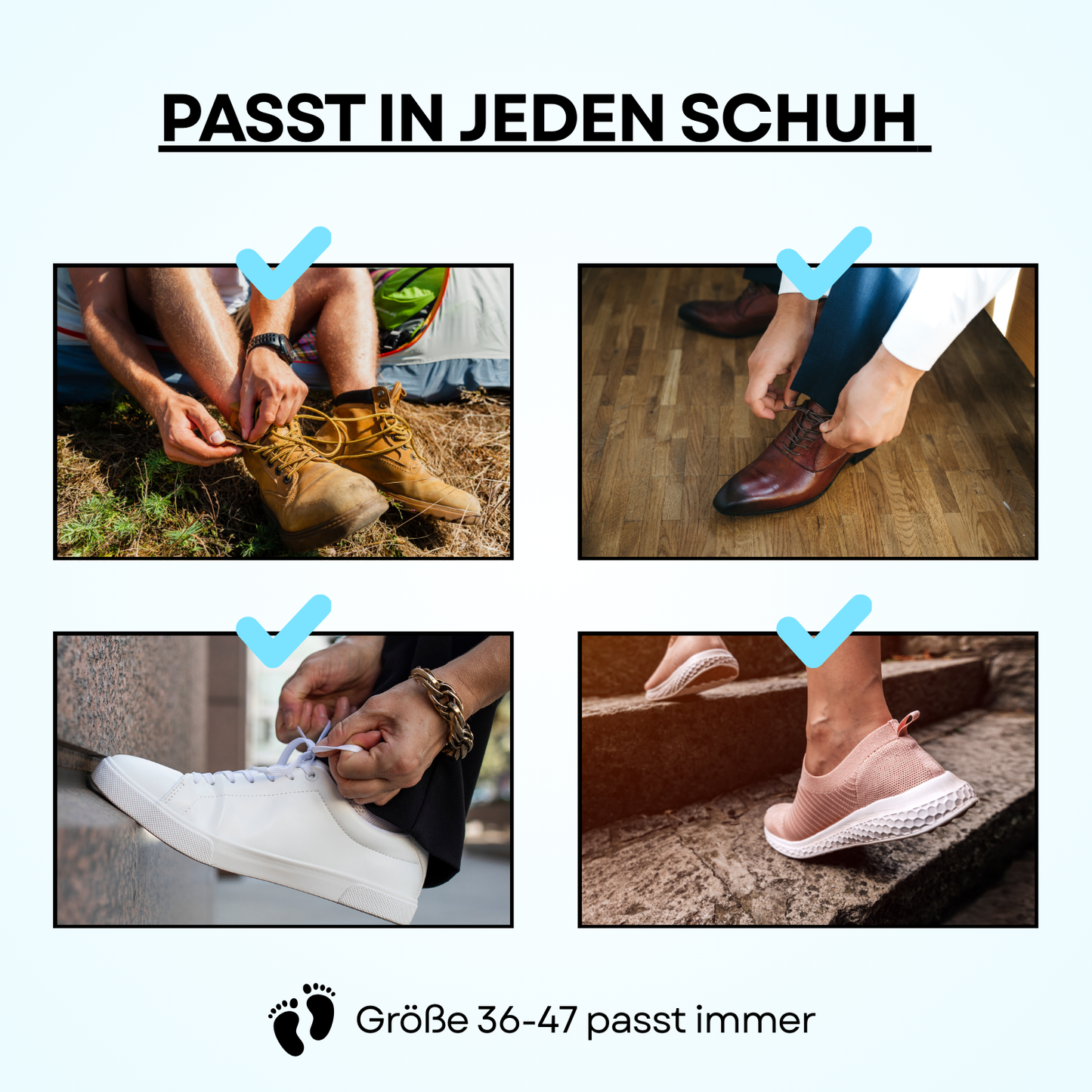 ComfortStep Magnetische Einlegesohlen