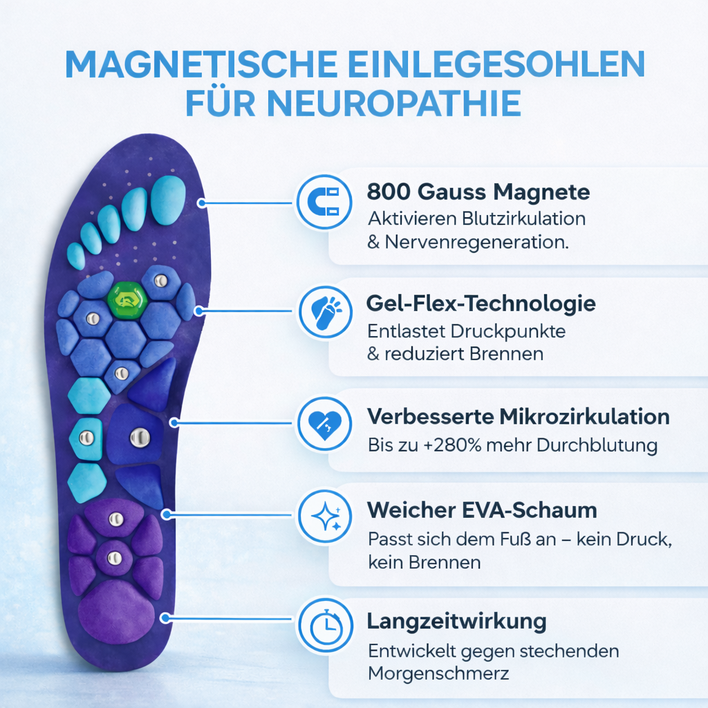 ComfortStep Neuropathie-Einlegesohlen für Diabetiker